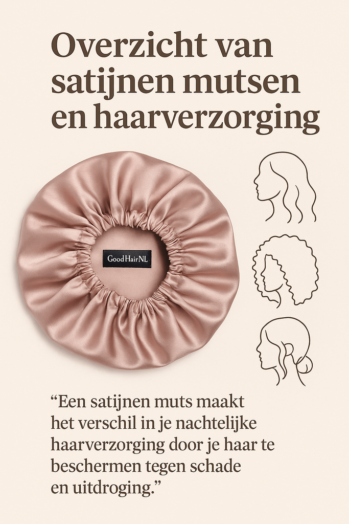 Gezonde haargroei begint 's nachts: hoe satijnen mutsen je helpen je haarlengte te behouden