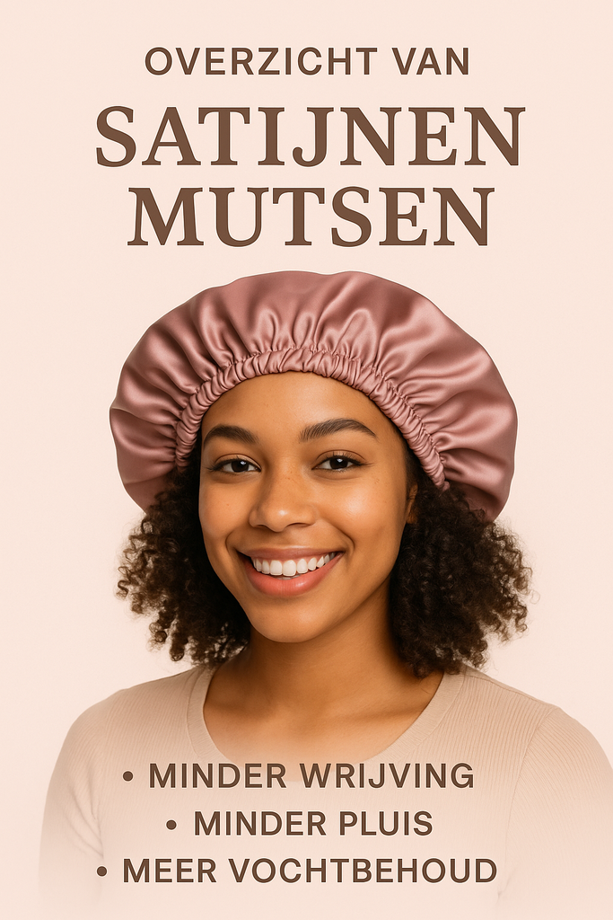 Hoe satijnen mutsen haarbeschadiging verminderen en vocht vasthouden