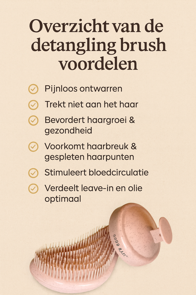 Boost Circulatie en Haargezondheid met Onze Detangling Brush