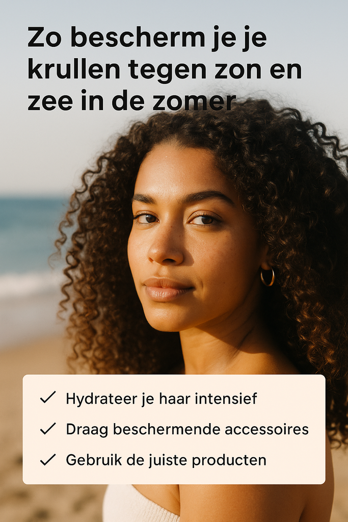 Zo bescherm je je krullen tegen zon en zee in de zomer