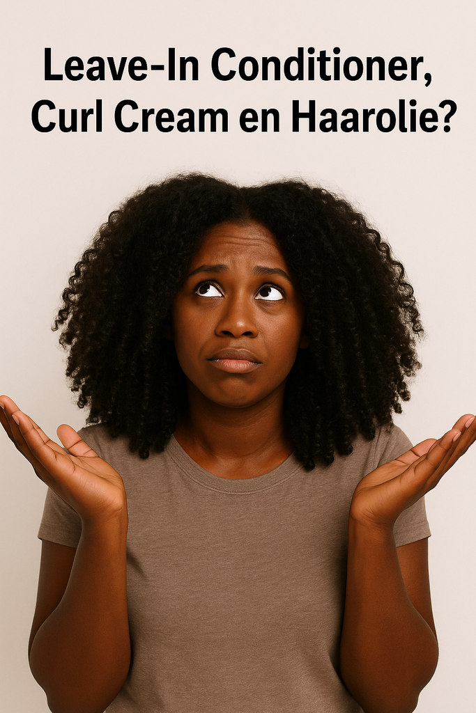 Verschillen tussen leave-in, cream en olie voor krullen