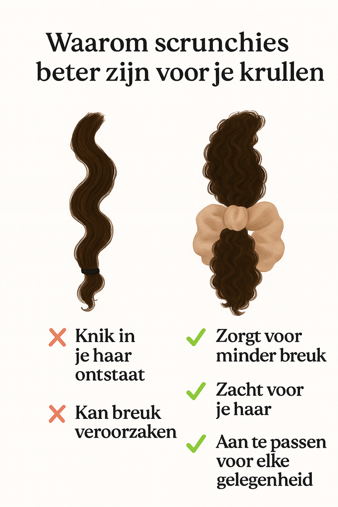 Waarom scrunchies beter zijn voor je haar dan gewone haarbanden!