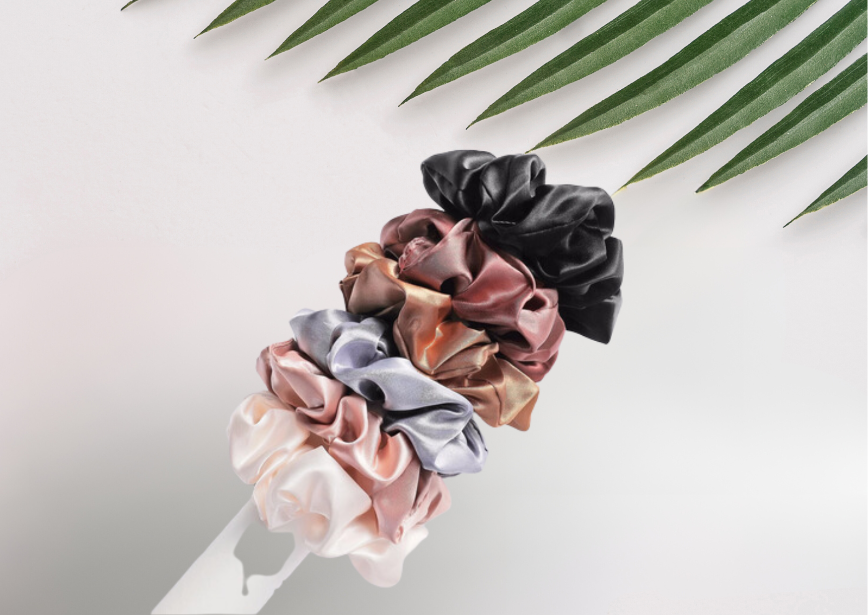 Satin, satijn, zacht, silky scrunchies